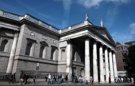 Trinity College, Dublin University in downtownのeditorial素材