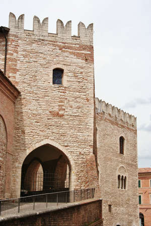 Lorship palace in a village in central italyのeditorial素材
