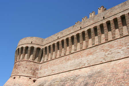 Fortified walls of Urbisaglia, Marche, Italyのeditorial素材
