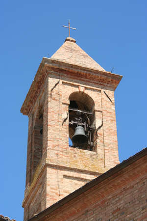 Bell tower, Urbisaglia, Italyのeditorial素材