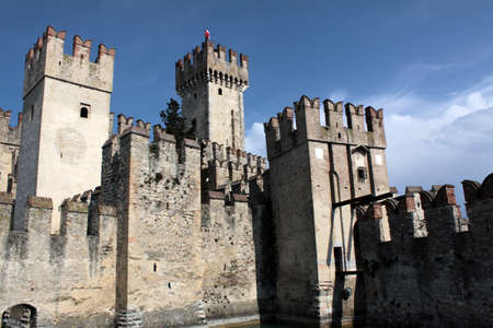 Large view of Sirmione Castle in Northern Italyのeditorial素材