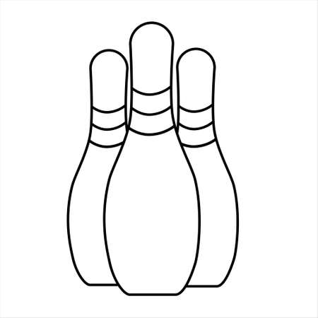 Coloring page outline of skittles toy. Simple shapes. Vector illustration, coloring book for kids.のイラスト素材