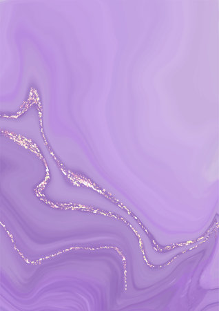 Abstract alcohol ink background with golden crackers. Design template with glitter kintsugi, vector illustration.のイラスト素材
