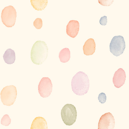 Colorful stains of paint, abstract hand drawn seamless pattern.の写真素材