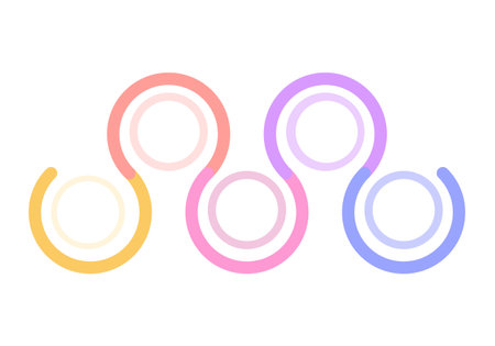 Infographics template for presentation, vector illustration.のイラスト素材