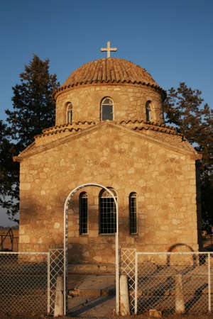 chapel on cyprusの写真素材