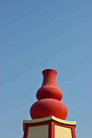 Calabash Statue in spiritual House , Chinese art の写真素材