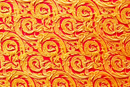 Thailand candle carving pattern の写真素材