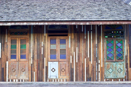 Classic wood buildingの写真素材