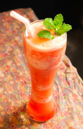 Fresh Strawberry smoothie, Healthy drinks の写真素材