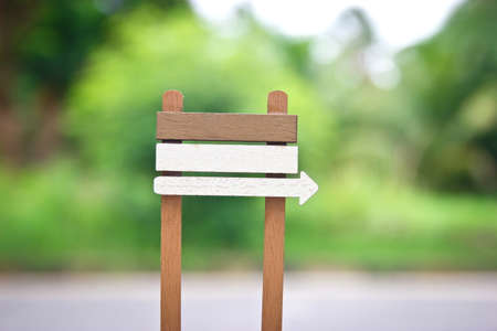 collection of various empty wooden sign の写真素材
