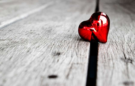 Valentines day background with red heart.の写真素材
