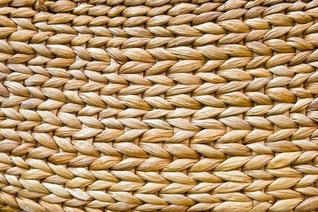 Handcraft of water hyacinth weave pattern.の写真素材