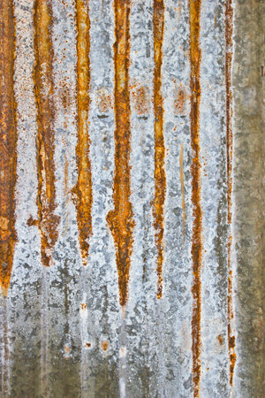 Rusty zinc texture background.