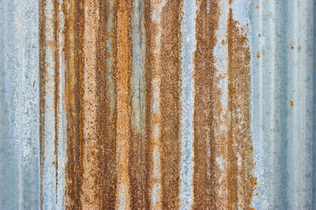 Rusty zinc texture background.
