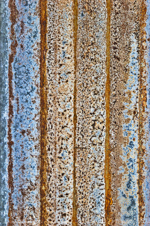 Rusty zinc texture background.