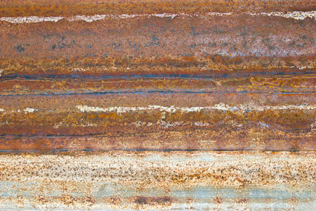 Rusty zinc texture background.