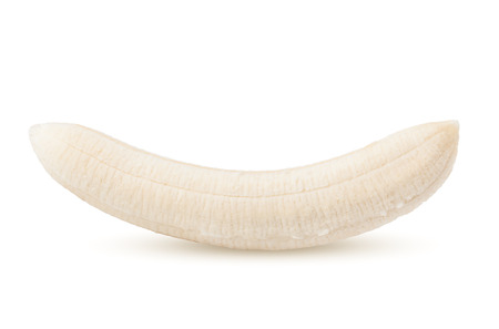 banana isolated on white backgroundの写真素材