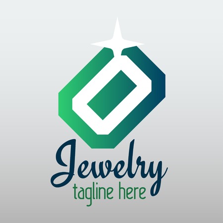 Vector jewelry illustration on grey backgroundのイラスト素材