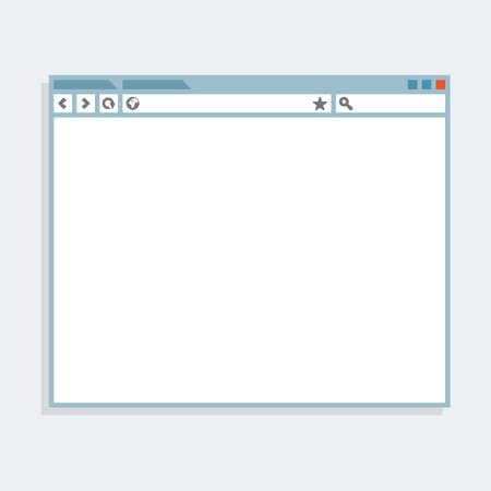 Illustration of blank browser windowのイラスト素材