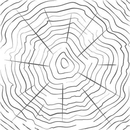 Vector tree rings backgroundのイラスト素材