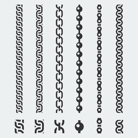 Vector chains patternsのイラスト素材