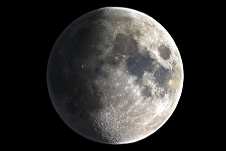 Moon closeup showing the details of the lunar surface. This image furnished by GD astronomyの写真素材