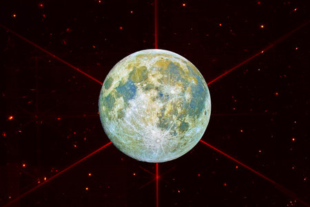 Solar System - Mercury. It is the largest planet in the solar system.の写真素材