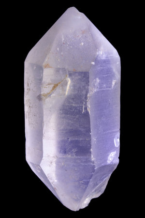 macro shooting of natural mineral rock specimen - quartz crystals on black backgroundの写真素材