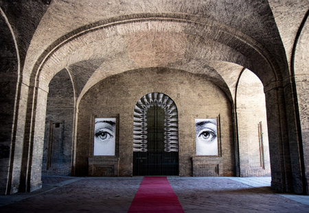Interior of the Mosque of Cordoba, Andalusia, Spain