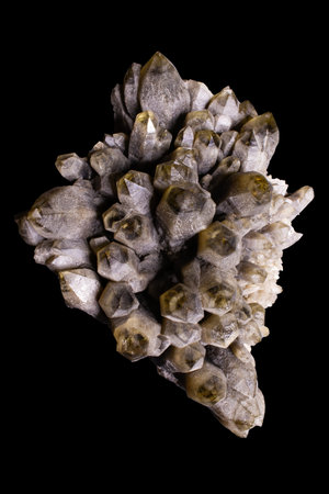 Photographic masterpiece showcasing the clarity and depth of smoky quartz.