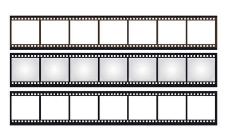 black,brown,gray,white negative photo isolated over white background. vectorのイラスト素材
