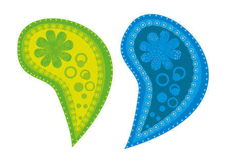 objects abstracts isolated over white background. vectorのイラスト素材