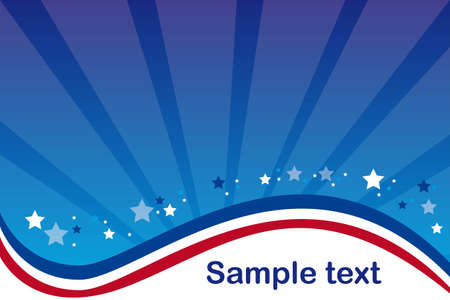 blue and red background with stars vector illustrationのイラスト素材