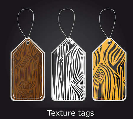 texutre tags over black background. illustrationのイラスト素材