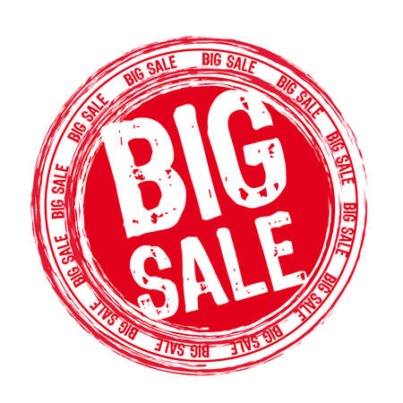 red big stamp isolated over white background. illustrationのイラスト素材