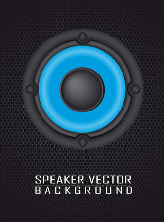 speaker over speaker grille backgroundのイラスト素材