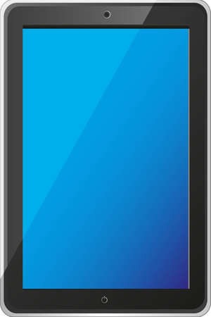 Illustration of digital tablet, isolated on white background, vector illustration
のイラスト素材