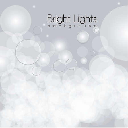 illustration of lights, glows and blurs illustrationのイラスト素材