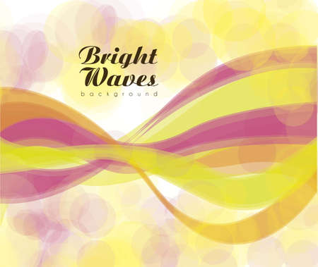 illustration of lights, glows and blurs illustrationのイラスト素材