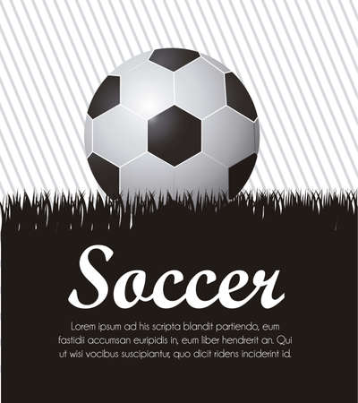 illustration of soccer ball on a background of green linesのイラスト素材