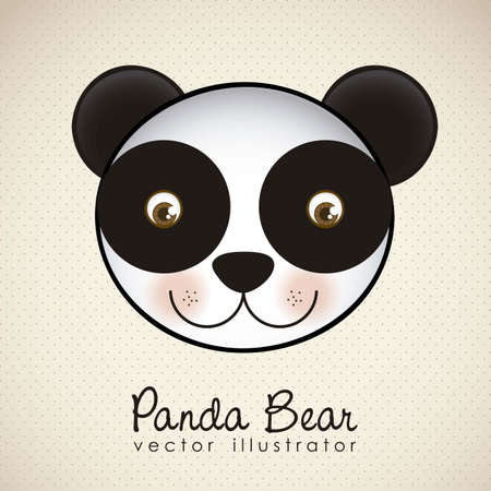 Illustration of animal icons illustration of panda. のイラスト素材