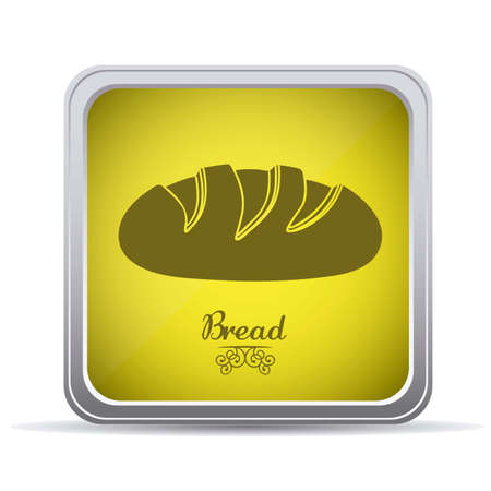 Illustration of classic bread, bakery icon, vector illustrationのイラスト素材