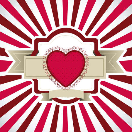 Poster illustration of the day of love and friendship, vector illustrationのイラスト素材