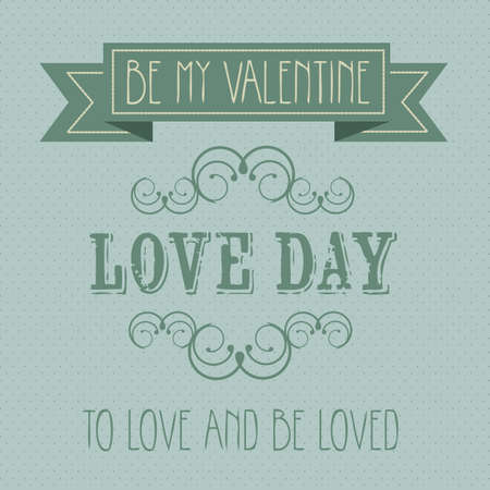 Poster illustration of the day of love and friendship, vector illustrationのイラスト素材