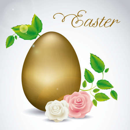 Illustration of the celebration of Easter, vector illustrationのイラスト素材