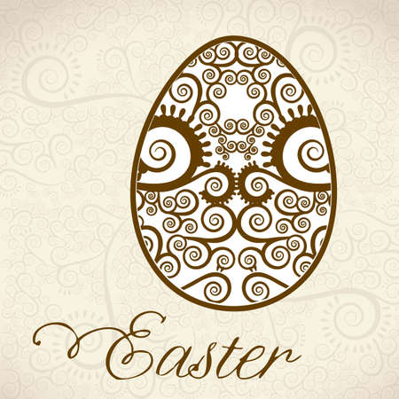Illustration of the celebration of Easter, vector illustrationのイラスト素材