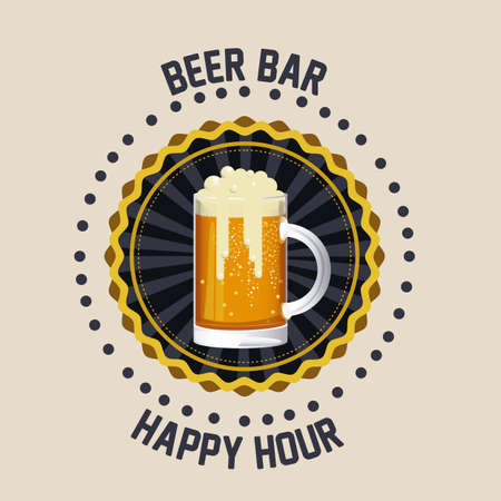 illustration of labels for the beerのイラスト素材