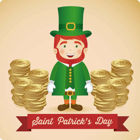 illustration of Saint Patrick's Day, celebration of holidayのイラスト素材