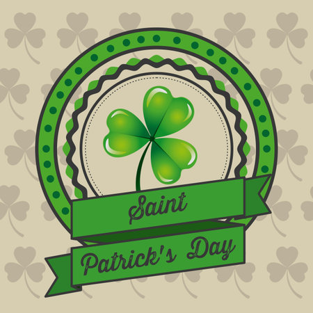 illustration of Saint Patrick's Day, celebration of holidayのイラスト素材